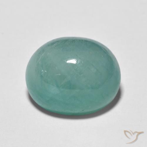 5.61ct 天然 绿松石 花岗岩, 椭圆形, 半透明