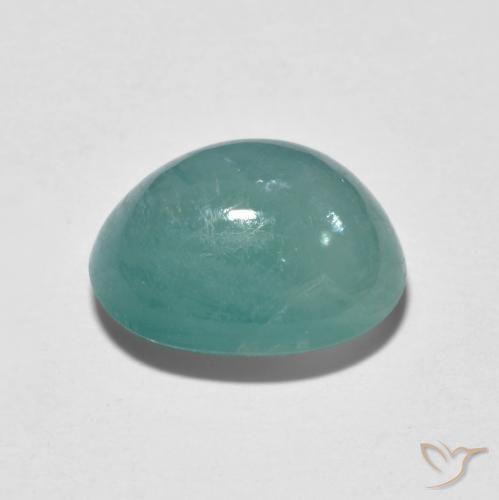 5.61克拉天然花岗岩，椭圆形，半透明