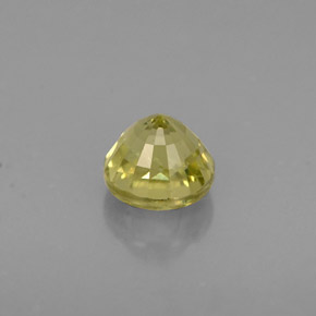 0.75克拉天然黄色钙铝榴石，圆形切割，4.88毫米，VS-SI