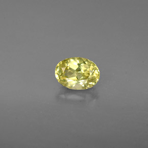 0.71克拉天然绿色钙铝榴石，椭圆形切割，5.9×4.3毫米，VVS-VS