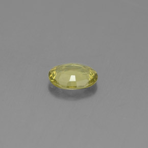 0.45克拉天然绿色钙铝榴石，椭圆形切割，5.7×4.4毫米，VVS-VS