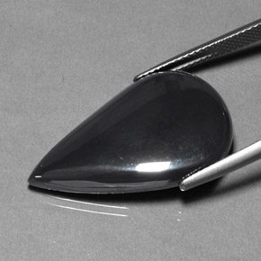 23.35克拉天然赤铁矿，梨形，不透明