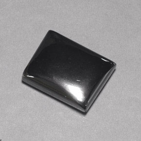 30.02克拉天然灰色赤铁矿，长方形切工，19.6×15.5毫米，不透明