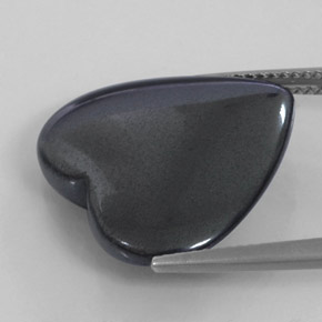 22.68克拉天然赤铁矿，心形，不透明