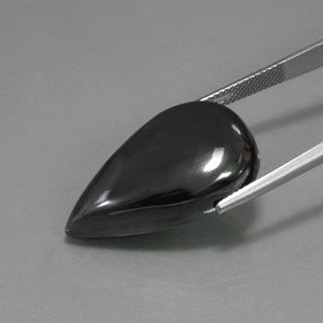 43.28克拉天然赤铁矿，梨形，不透明