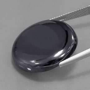 43.76克拉天然赤铁矿，圆形切割，不透明