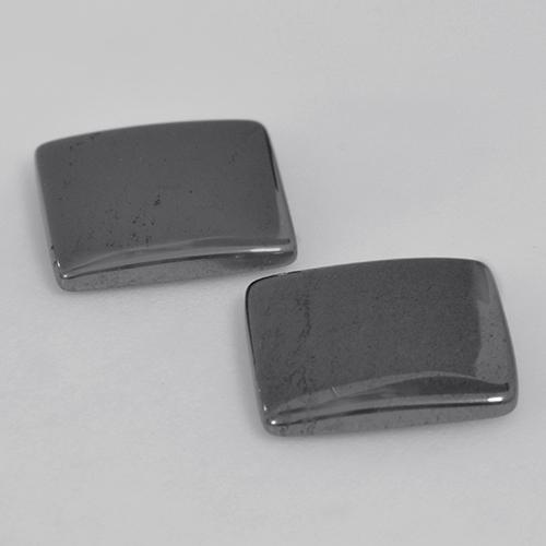 9.90天然灰色赤铁矿，方形，11×10.9毫米，不透明