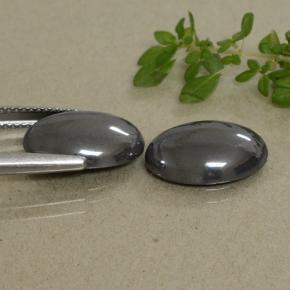 14.47克拉天然赤铁矿，椭圆形切割，不透明