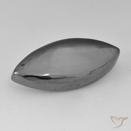 23.24ct 天然 中灰色 赤铁矿, 榄尖形, 不透明
