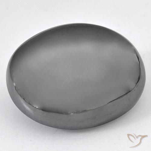47.89ct 天然 中灰色 赤铁矿, 椭圆形, 不透明