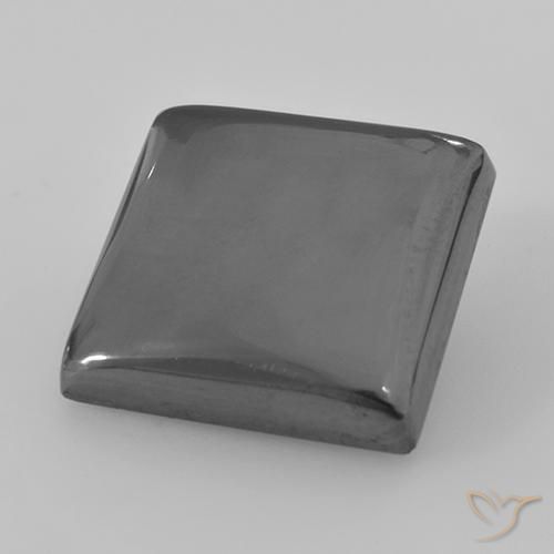 23.73ct 天然 中灰色 赤铁矿, 正方形, 不透明