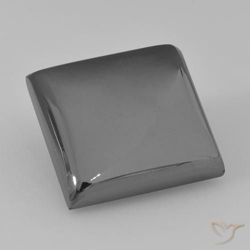 21.70ct 天然 中灰色 赤铁矿, 正方形, 不透明