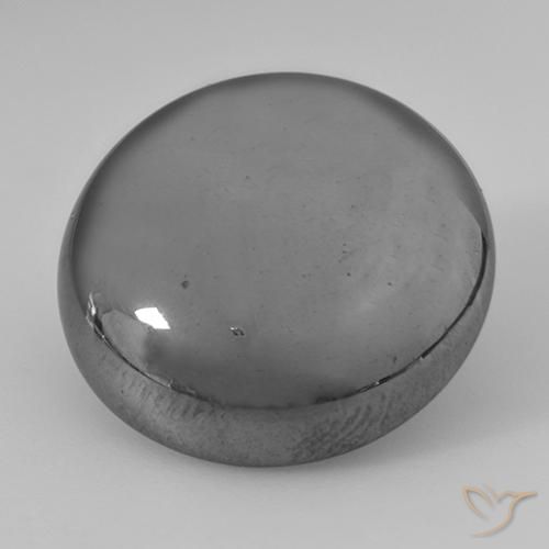 40.78ct 天然 银灰色 赤铁矿, 圆形的, 不透明