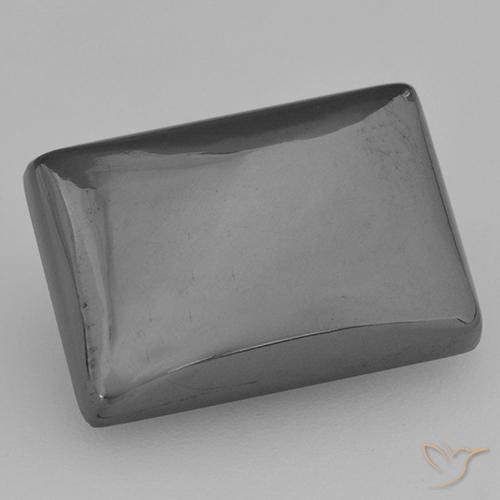 13.17克拉天然赤铁矿，狭长方形，不透明