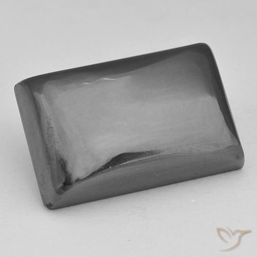 32.31ct 天然 中灰色 赤铁矿, 狭长方形, 不透明