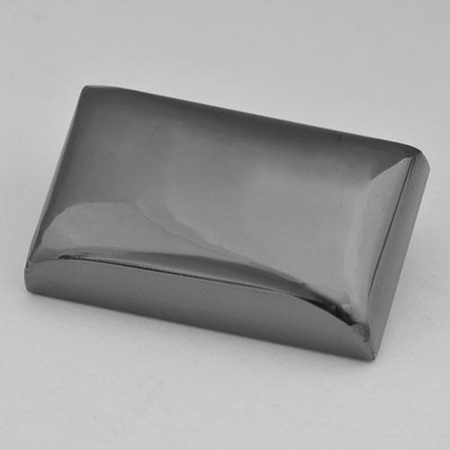 39.93克拉天然灰色赤铁矿，长方形切工，22.6×13.9毫米，不透明