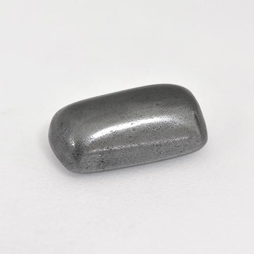 3.36克拉天然灰色赤铁矿，垫形剪裁，9.9×5.9毫米，不透明