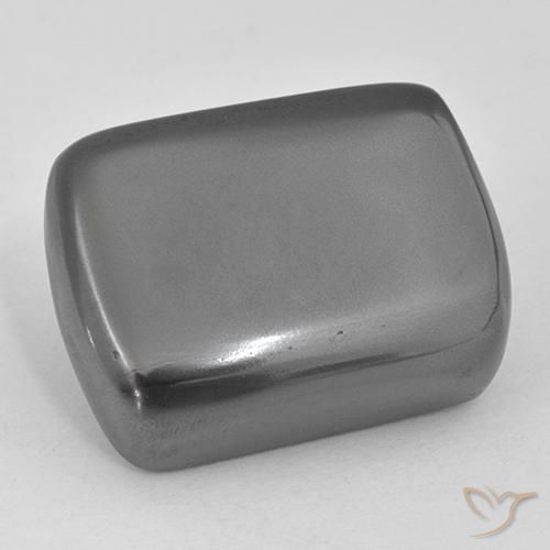 38.42ct 天然 银灰色 赤铁矿, 软垫, 不透明