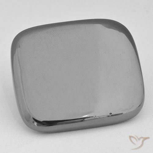 42.61ct 天然 银灰色 赤铁矿, 软垫, 不透明