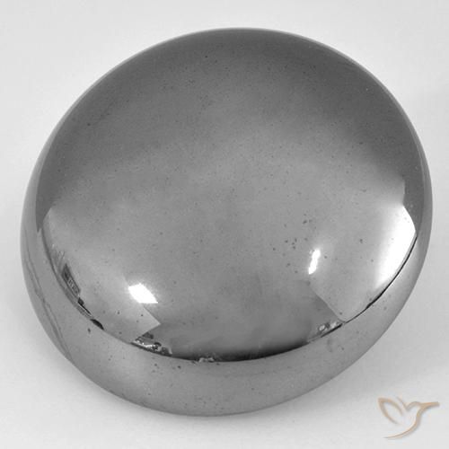 40.70ct 天然 中灰色 赤铁矿, 圆形的, 不透明