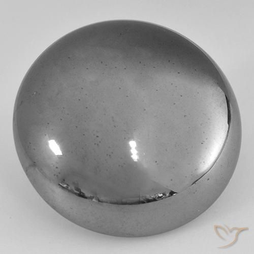 40.97ct 天然 中灰色 赤铁矿, 圆形的, 不透明