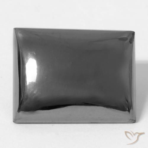 21.73ct 天然 中灰色 赤铁矿, 狭长方形, 不透明