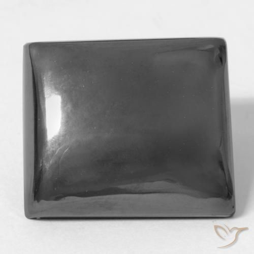 28.31ct 天然 中灰色 赤铁矿, 狭长方形, 不透明