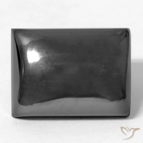 26.64ct 天然 中灰色 赤铁矿, 狭长方形, 不透明