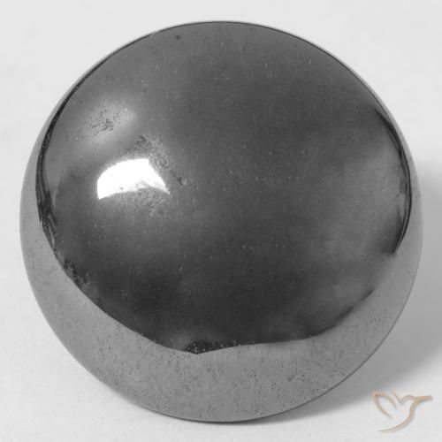 32.21ct 天然 中灰色 赤铁矿, 圆形的, 不透明