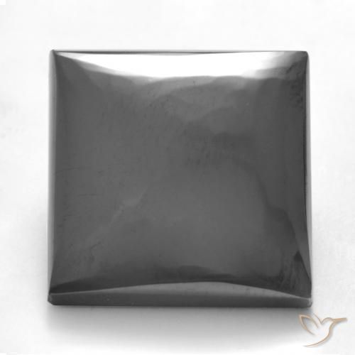 32.75ct 天然 中灰色 赤铁矿, 正方形, 不透明