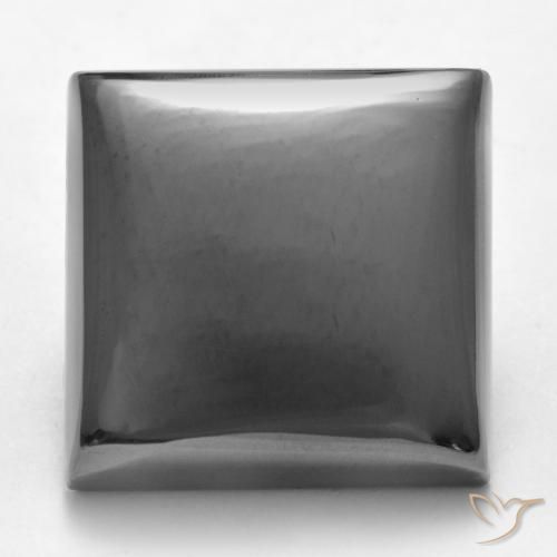 27.75ct 天然 中灰色 赤铁矿, 正方形, 不透明
