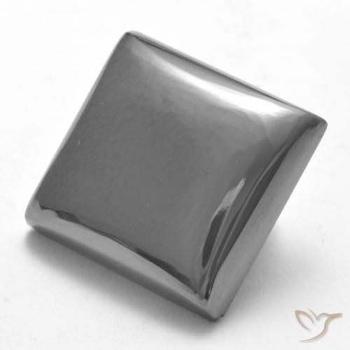 23.78ct 天然 中灰色 赤铁矿, 正方形, 不透明