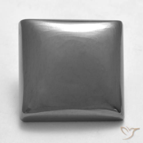 21.57ct 天然 中灰色 赤铁矿, 正方形, 不透明