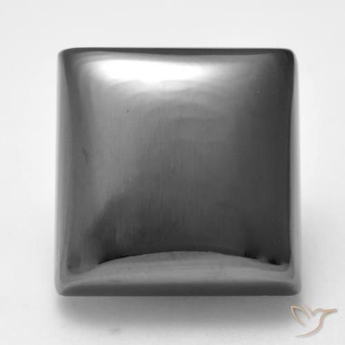 29.60ct 天然 中灰色 赤铁矿, 正方形, 不透明