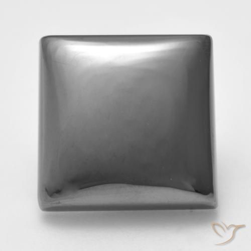 22.03ct 天然 中灰色 赤铁矿, 正方形, 不透明