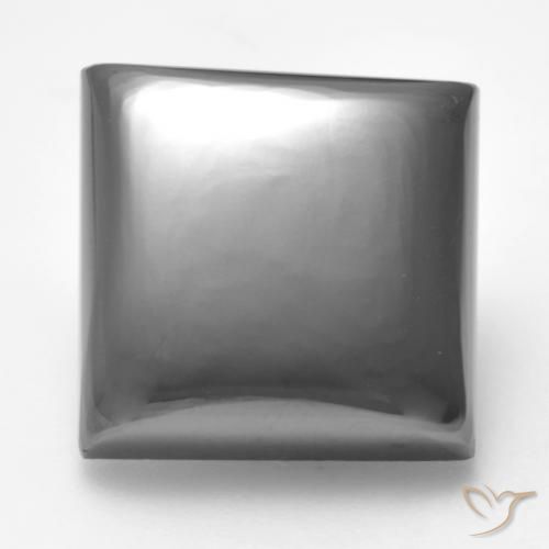 26.41ct 天然 中灰色 赤铁矿, 正方形, 不透明