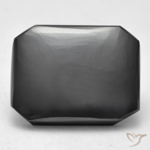 17.40ct 天然 中灰色 赤铁矿, 祖母绿式切割, 不透明