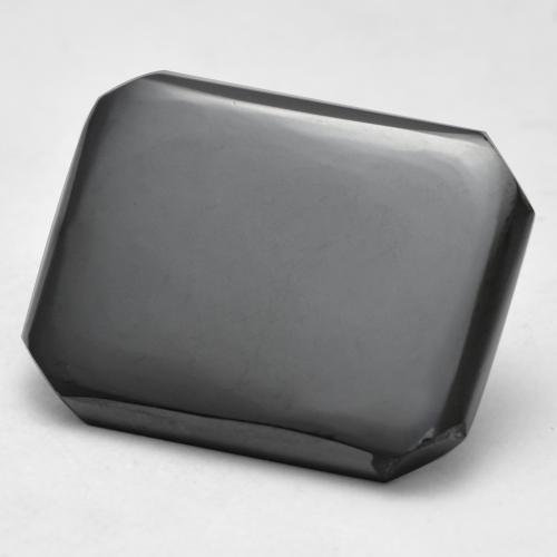 13.49克拉天然赤铁矿，祖母绿式切割，不透明