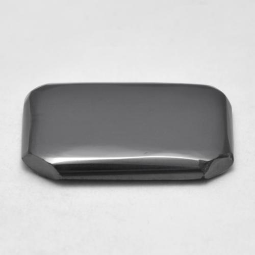 13.49克拉天然赤铁矿，祖母绿式切割，不透明