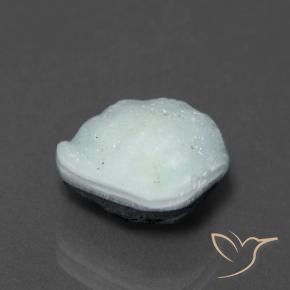 7.67克拉天然异极矿晶簇，花式切割，不透明