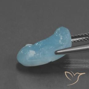 7.82克拉天然异极矿晶簇，花式切割，不透明