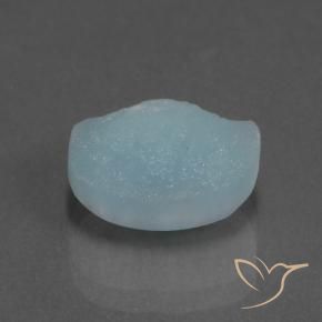 6.16克拉天然异极矿晶簇，花式切割，不透明