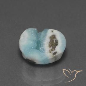 6.94克拉天然异极矿晶簇，花式切割，不透明
