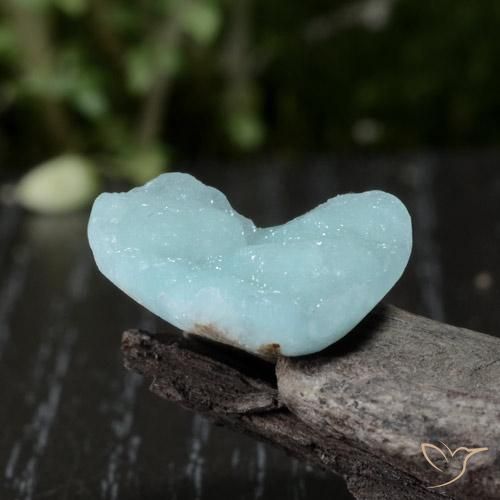 5.62克拉天然异极矿晶簇，胖三角形，不透明