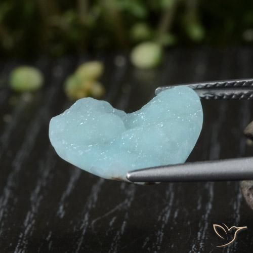 5.62克拉天然异极矿晶簇，胖三角形，不透明