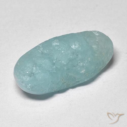 5.71克拉天然异极矿晶簇，椭圆形，半透明