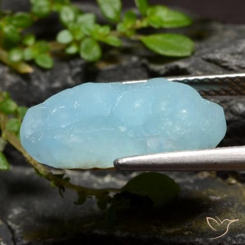 6.06克拉天然异极矿晶簇，花式切割，不透明