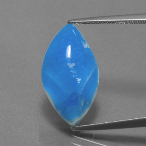 9.64克拉天然异极矿，马眼形，19.2×10.7毫米，不透明