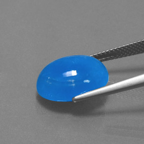 8.80克拉天然异极矿，椭圆形切割，不透明