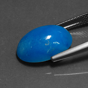 9.09克拉天然异极矿，椭圆形切割，不透明